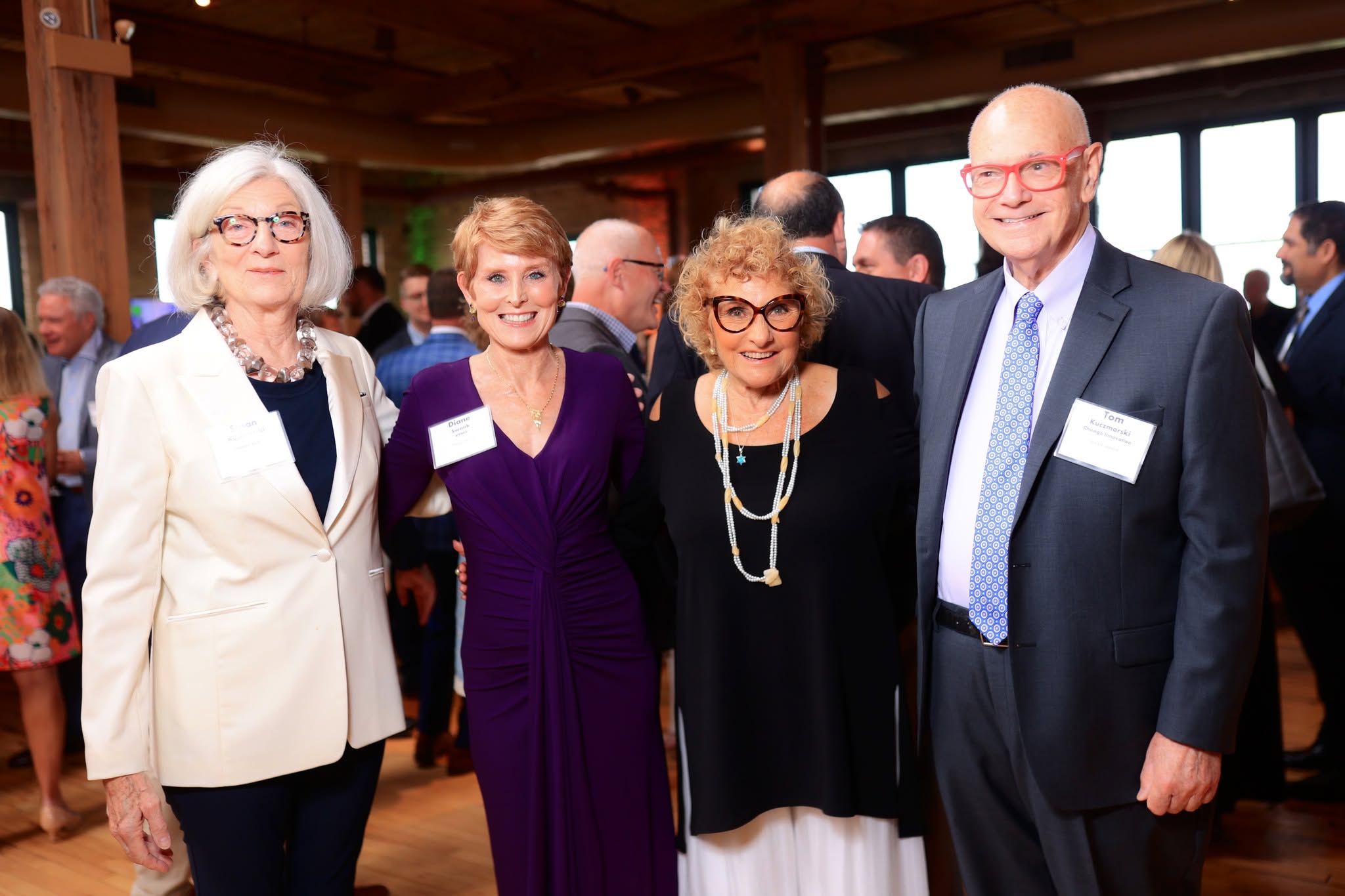 Susan Kuczmarski, Diane Swonk, Hedy Ratner, Tom Kuczmarski.